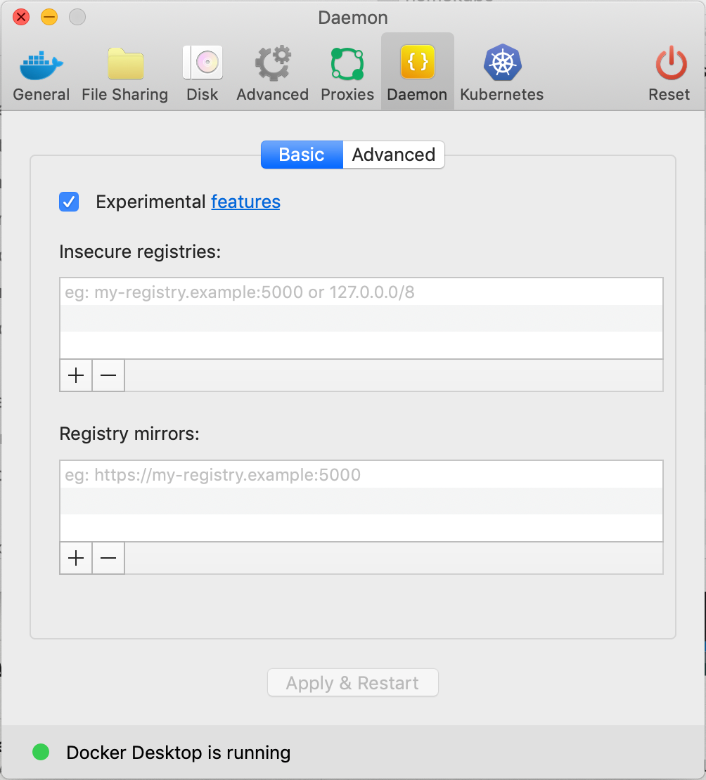 Установка орг. { "Insecure-Registries" : ["http://myregistrydomain.com:5000"] }. GITLAB Runner IOS. Proxy daemon