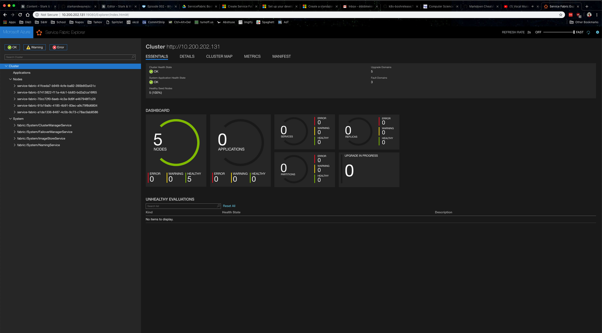 ServiceFabric Interface